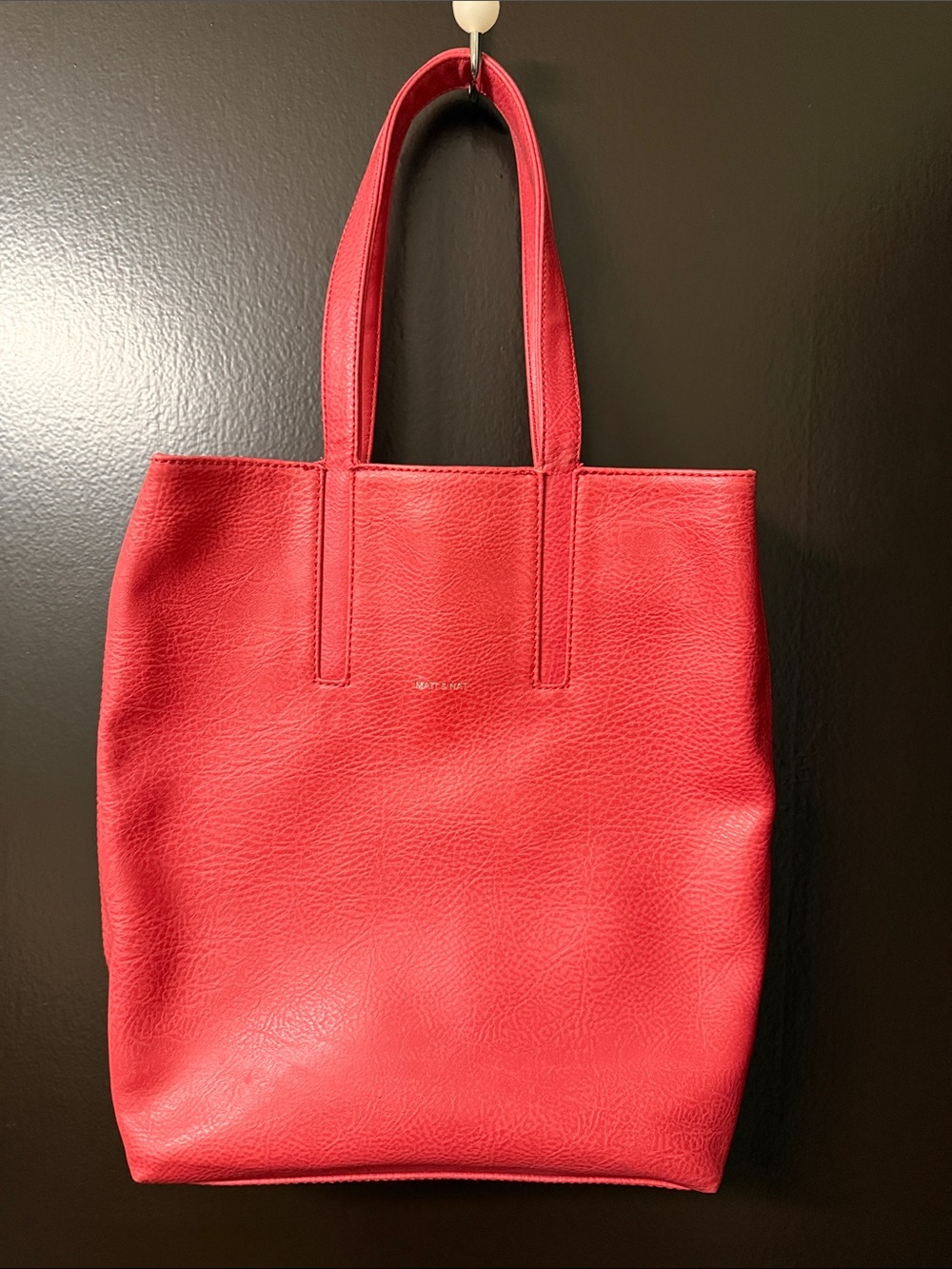 Mat & Nat -Large everyday work tote- Coral Pink